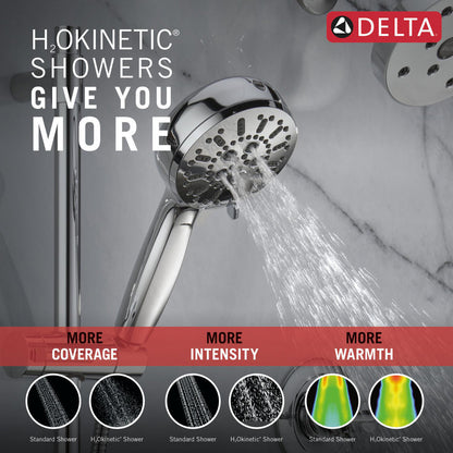 Delta 7-Setting Slide Bar Hand Shower with Cleaning Spray - 51584