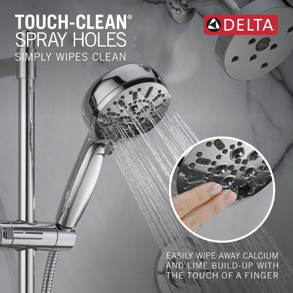 Delta 7-Setting Slide Bar Hand Shower with Cleaning Spray - 51584
