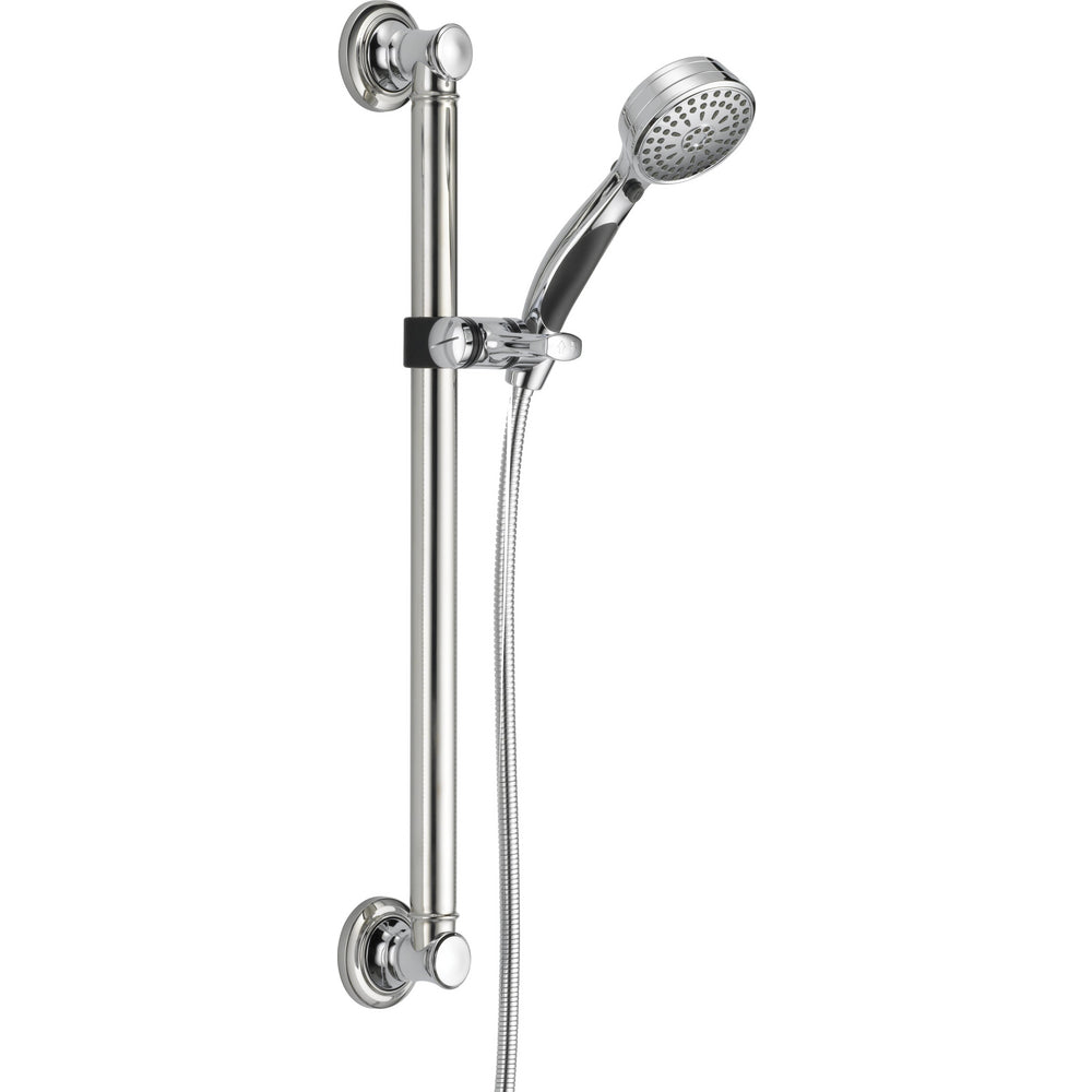 Delta ActivTouch 9-Setting Hand Shower with Traditional Slide Bar / Grab Bar - 51900