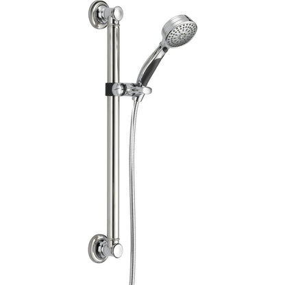 Delta ActivTouch 9-Setting Hand Shower with Traditional Slide Bar / Grab Bar - 51900