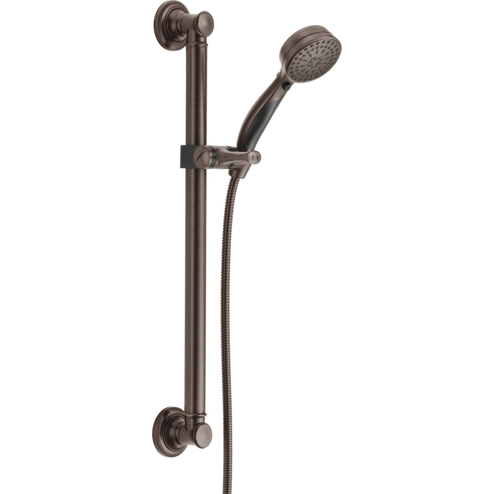 Delta ActivTouch 9-Setting Hand Shower with Traditional Slide Bar / Grab Bar - 51900