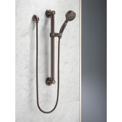 Delta ActivTouch 9-Setting Hand Shower with Traditional Slide Bar / Grab Bar - 51900