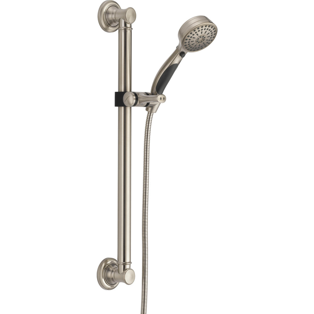 Delta ActivTouch 9-Setting Hand Shower with Traditional Slide Bar / Grab Bar - 51900