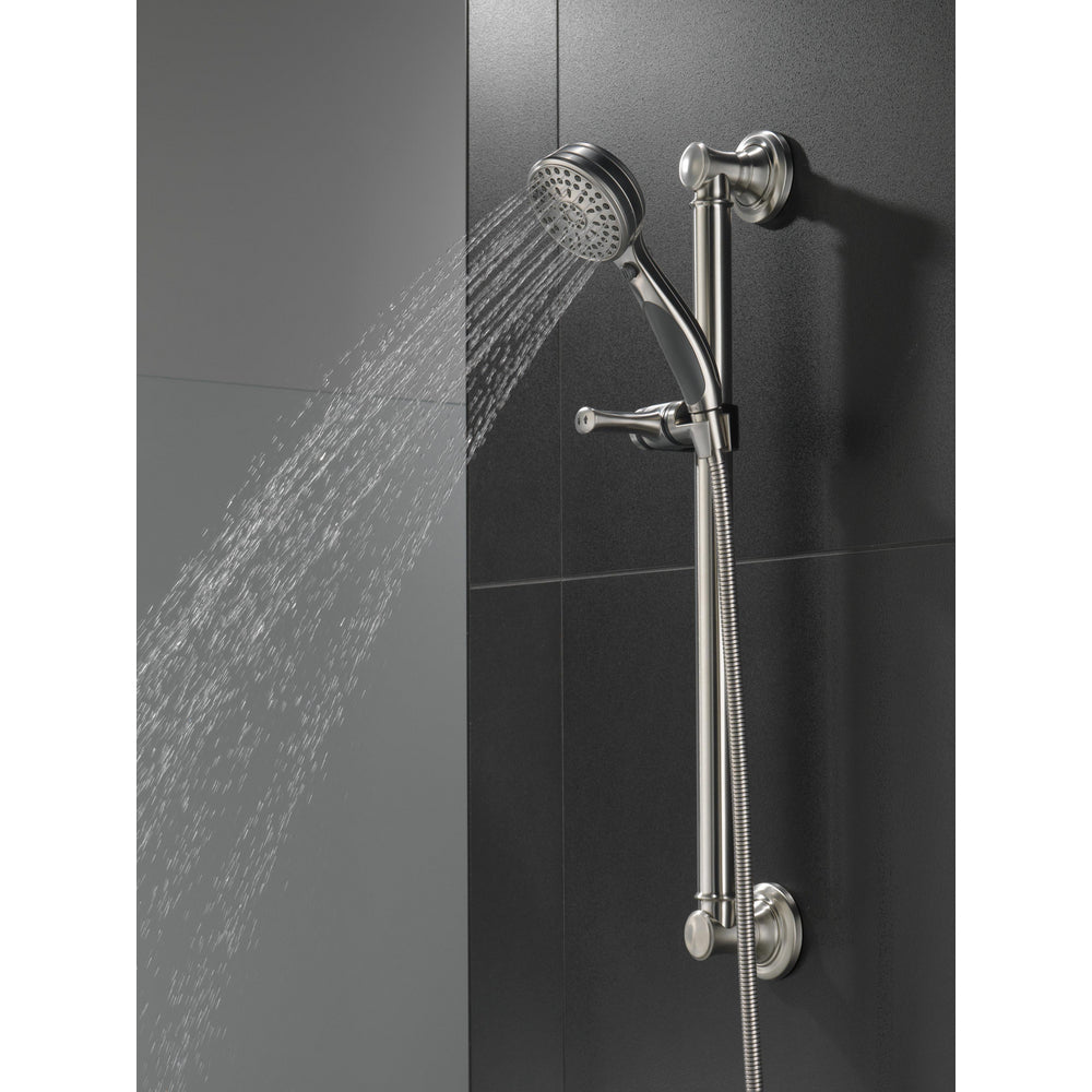 Delta ActivTouch 9-Setting Hand Shower with Traditional Slide Bar / Grab Bar - 51900