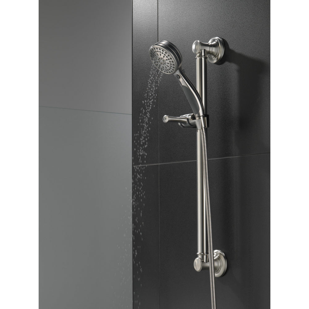 Delta ActivTouch 9-Setting Hand Shower with Traditional Slide Bar / Grab Bar - 51900