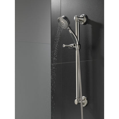Delta ActivTouch 9-Setting Hand Shower with Traditional Slide Bar / Grab Bar - 51900