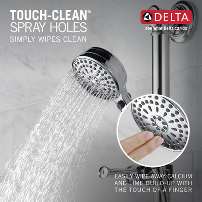 Delta ActivTouch 9-Setting Hand Shower with Traditional Slide Bar / Grab Bar - 51900