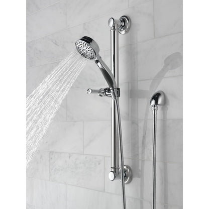 Delta ActivTouch 9-Setting Hand Shower with Traditional Slide Bar / Grab Bar - 51900