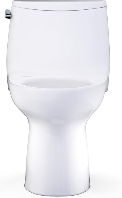 TOTO NEW Ultramax One-Piece Toilet - 1.28 GPF Universal Height Washlet+ Connection Less Seat