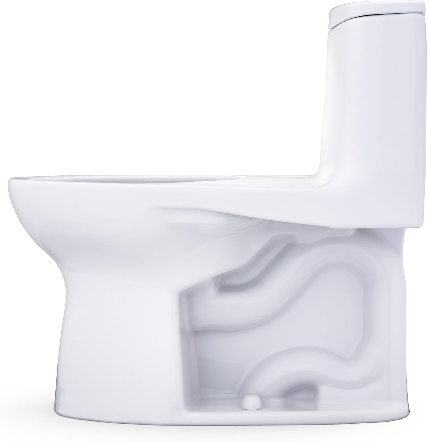 TOTO NEW Ultramax One-Piece Toilet - 1.28 GPF Universal Height Washlet+ Connection Less Seat