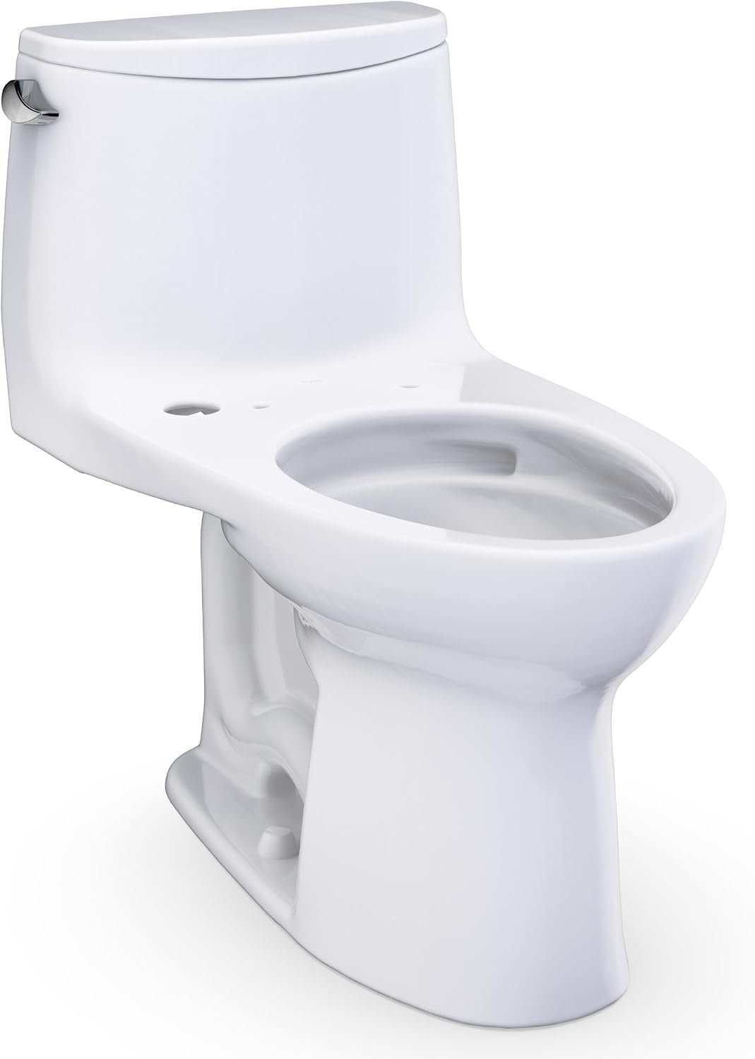 TOTO NEW Ultramax One-Piece Toilet - 1.28 GPF Universal Height Washlet+ Connection Less Seat