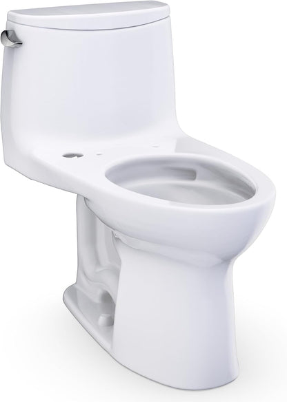 TOTO NEW Ultramax One-Piece Toilet - 1.28 GPF Universal Height Washlet+ Connection Less Seat