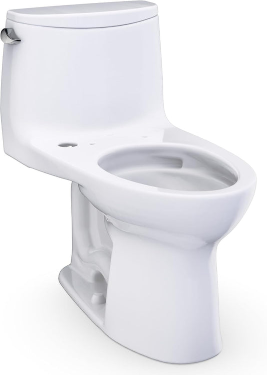 TOTO NEW Ultramax One-Piece Toilet - 1.28 GPF Universal Height Washlet+ Connection Less Seat
