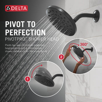 Delta PivotPro Raincan Shower Head - 52101-BL