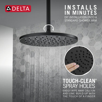 Delta Single-Setting Metal Raincan Shower Head - 52158