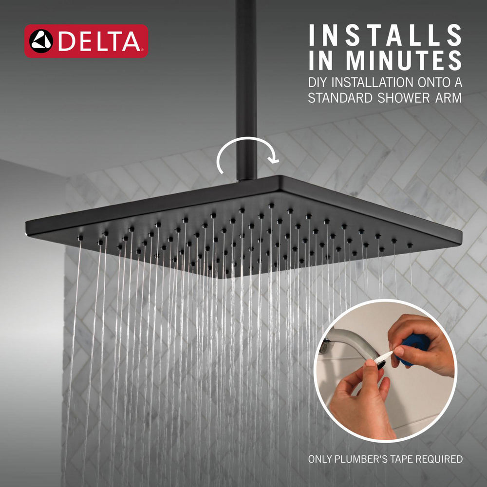 Delta Single-Setting Metal Raincan Shower Head - 52159