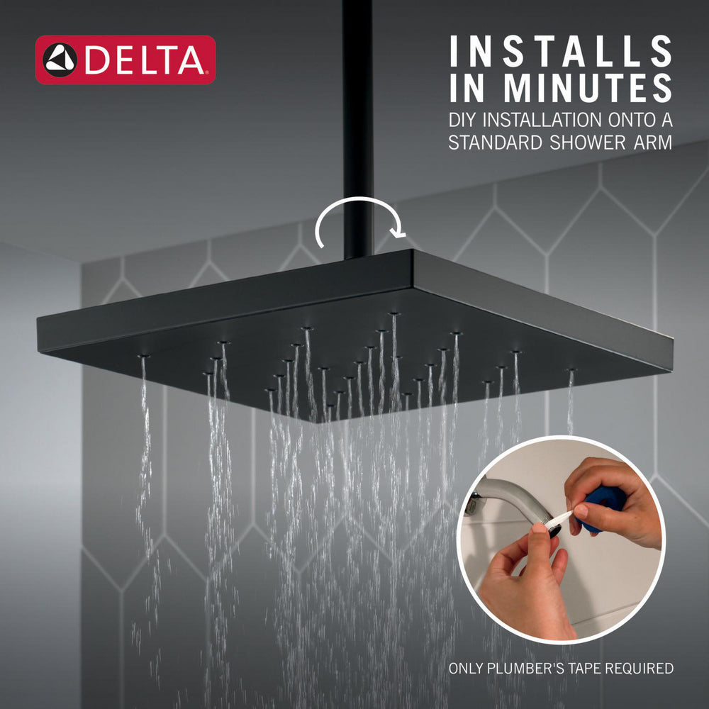 Delta H2Okinetic Single Setting Shower Head with UltraSoak - 52161