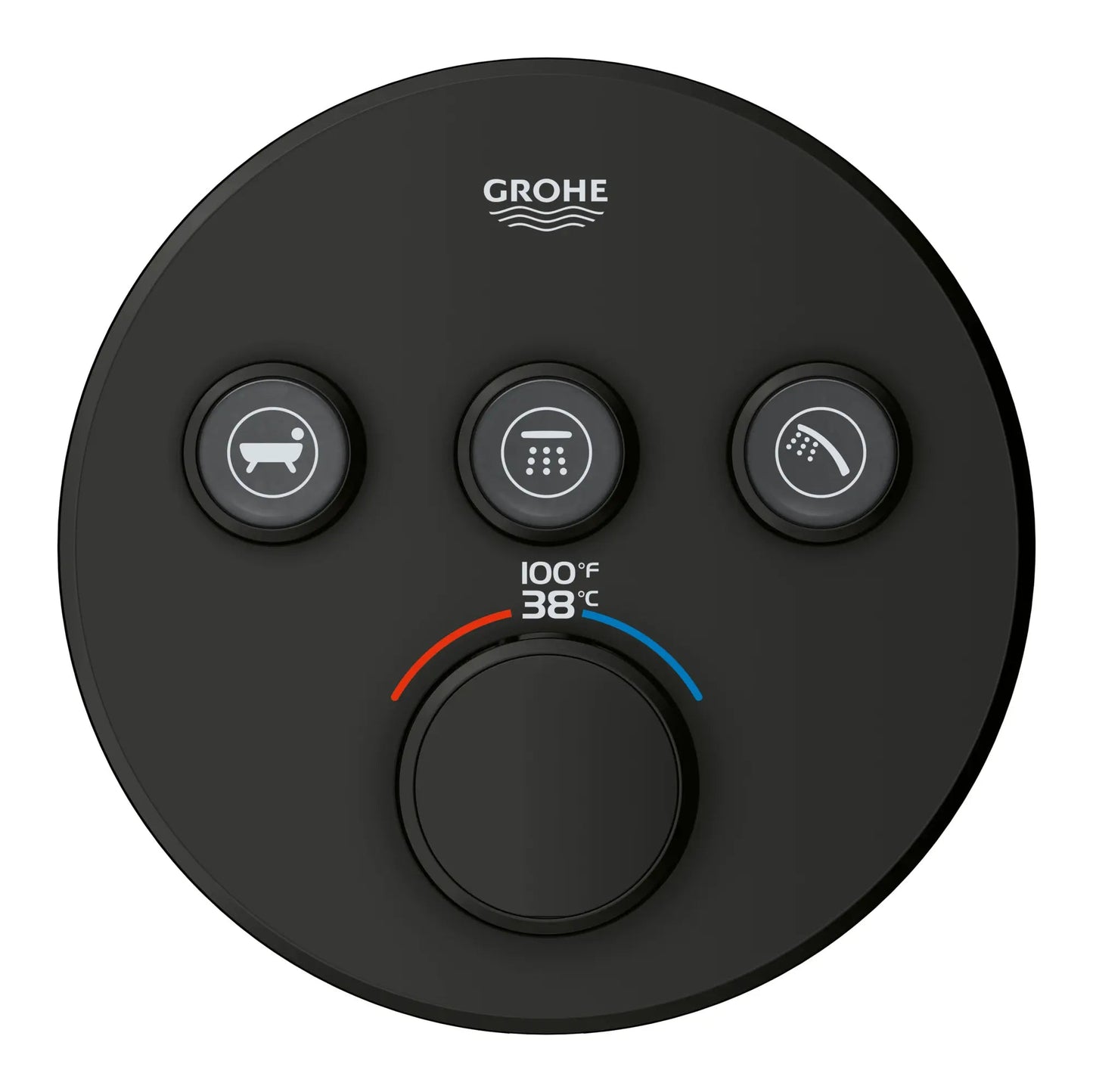 Grohe Grohtherm SmartControl Triple Function Thermostatic Valve Trim - 29138