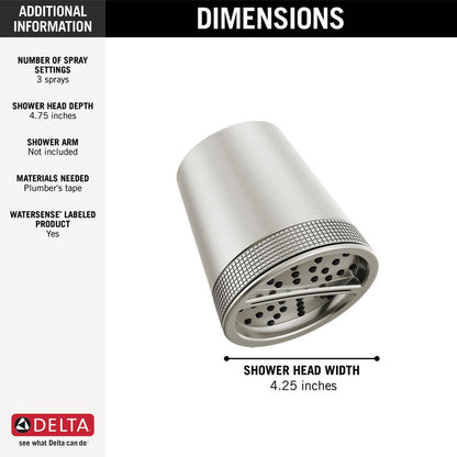 Delta 3-Setting Showerhead - 52386