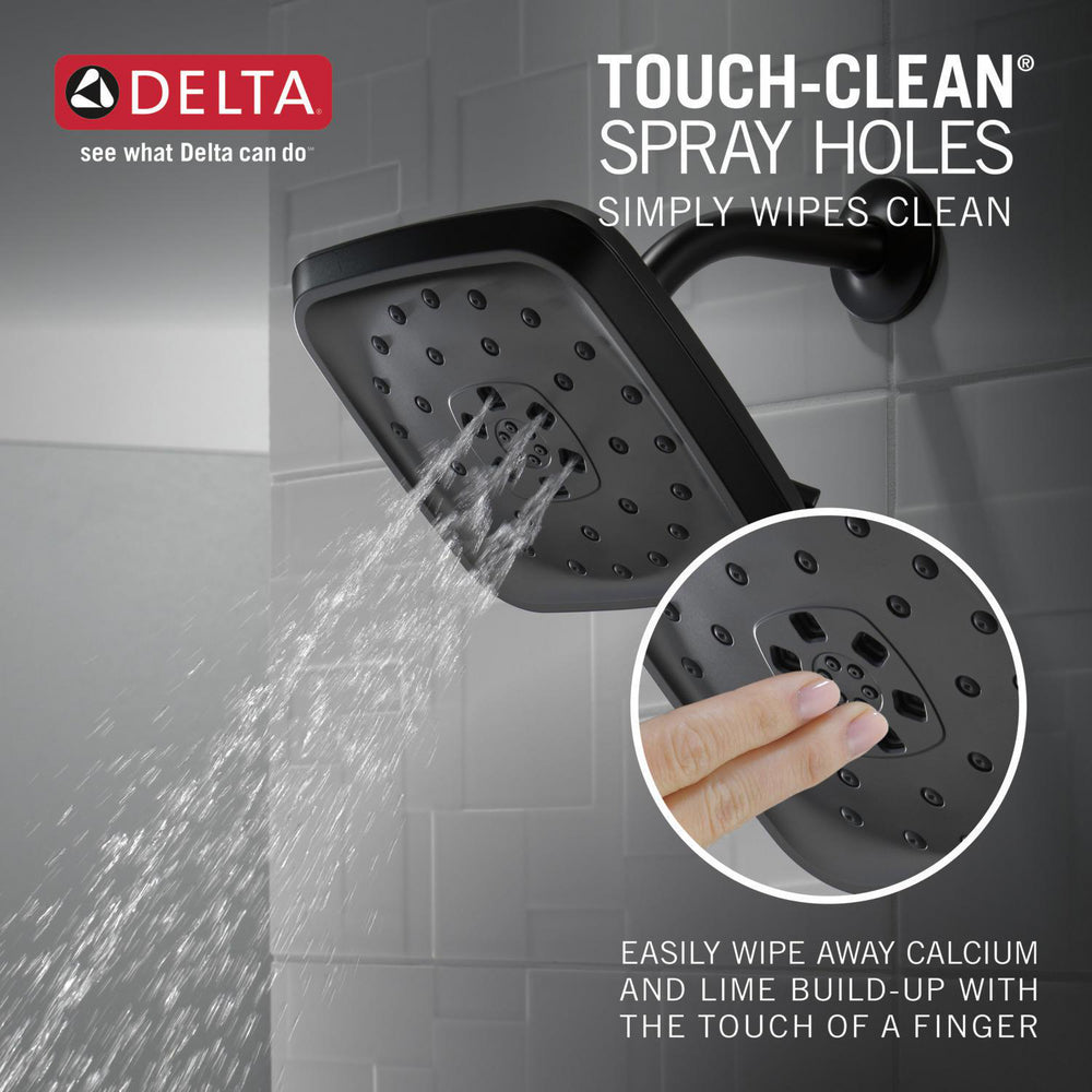 Delta Universal Showering H2Okinetic 4-Setting Shower Head with UltraSoak - 52460