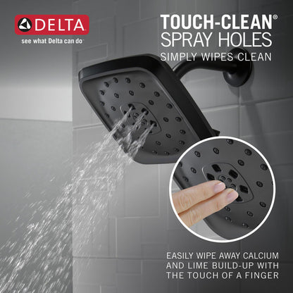 Delta Universal Showering H2Okinetic 4-Setting Shower Head with UltraSoak - 52460