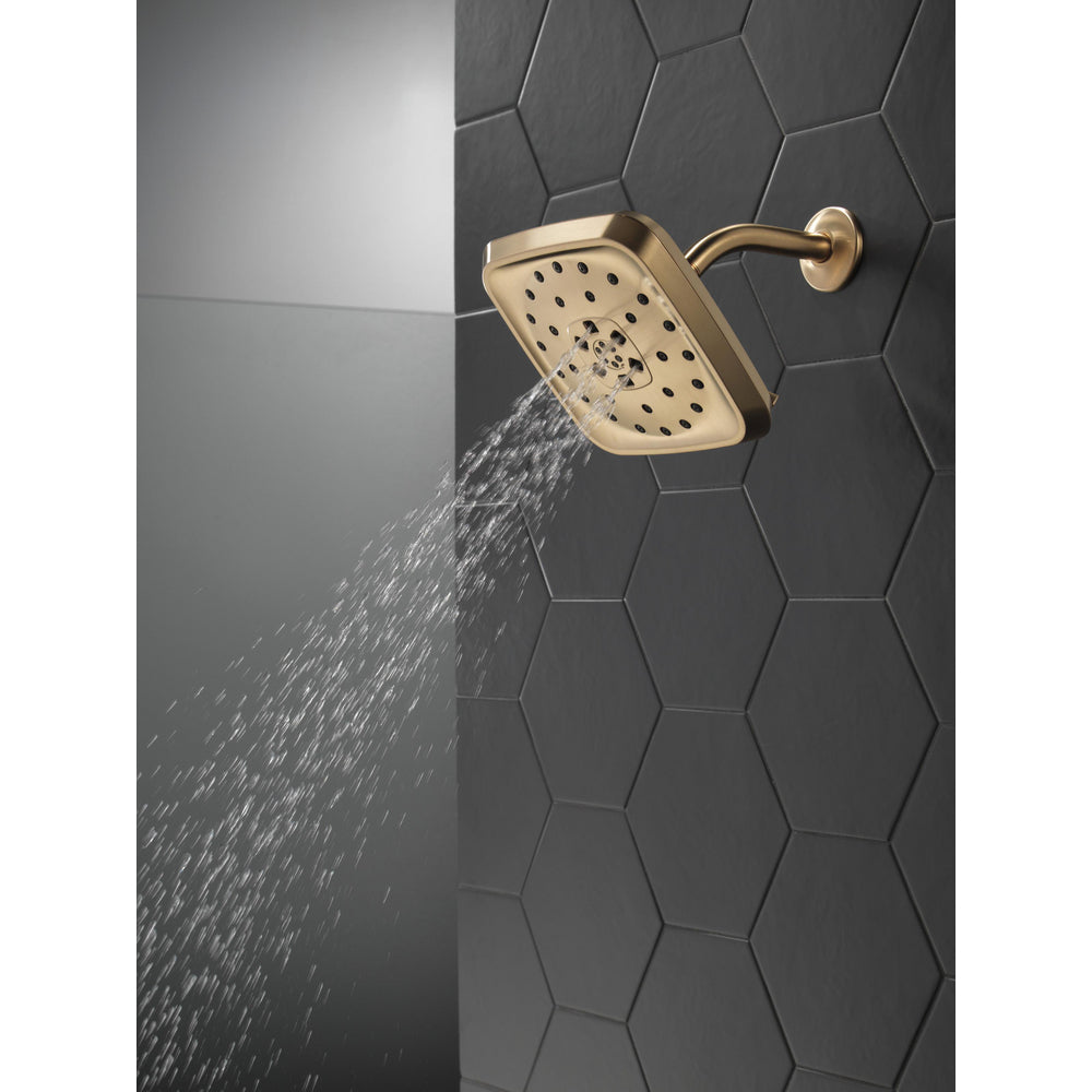 Delta Universal Showering H2Okinetic 4-Setting Shower Head with UltraSoak - 52460