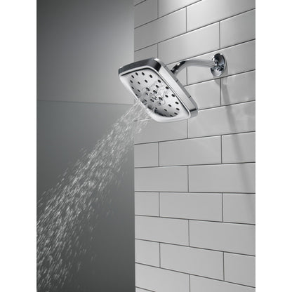 Delta Universal Showering H2Okinetic 4-Setting Shower Head with UltraSoak - 52460