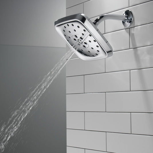 Delta Universal Showering H2Okinetic 4-Setting Shower Head with UltraSoak - 52460