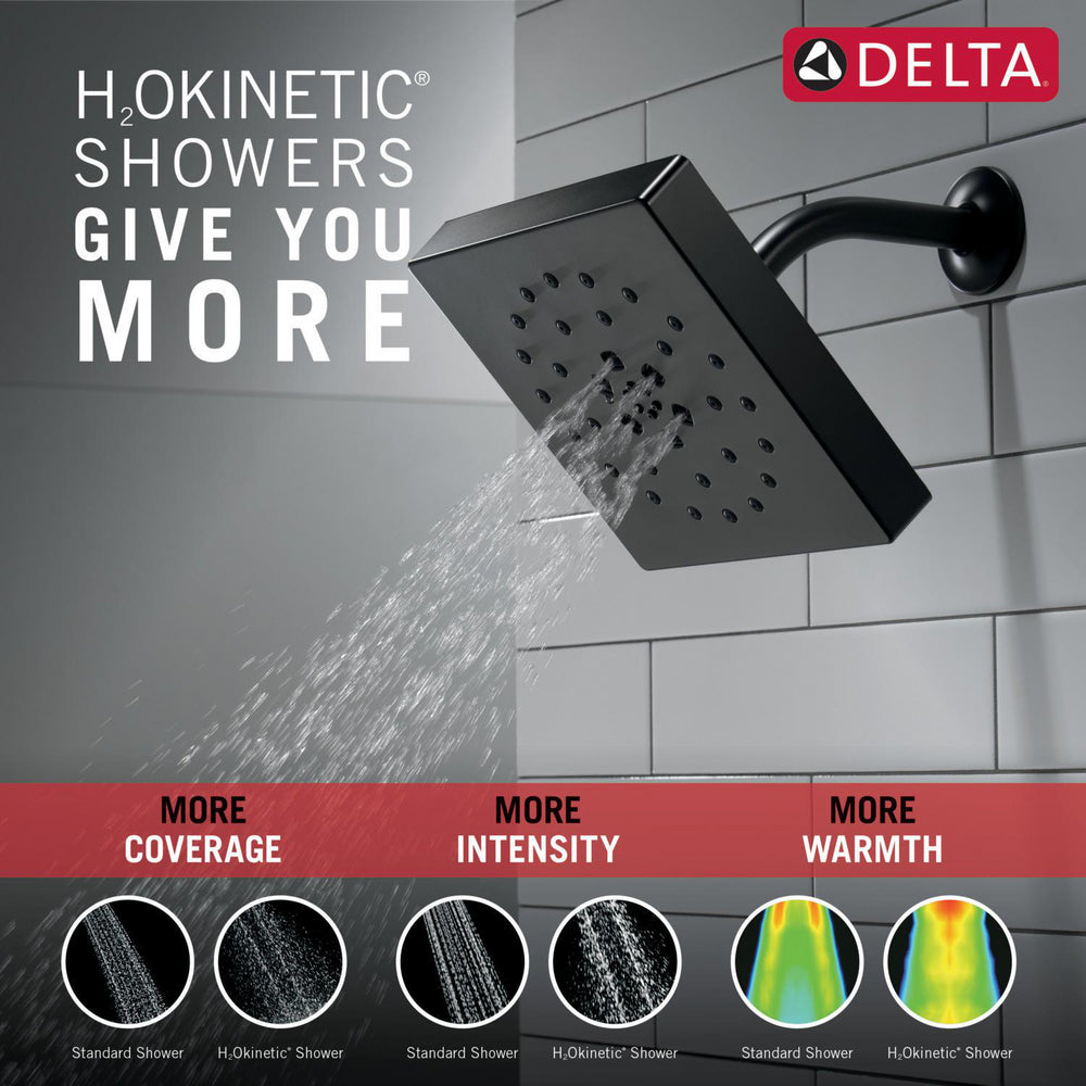 Delta H2Okinetic 4-Setting Shower Head with UltraSoak - 52484