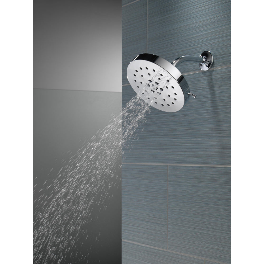 Delta Universal Showering H2Okinetic 4-Setting Shower Head with UltraSoak - 52488