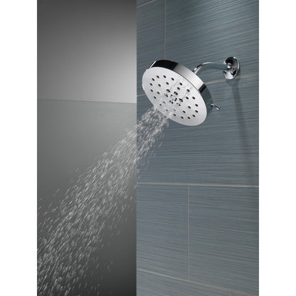 Delta Universal Showering H2Okinetic 4-Setting Shower Head with UltraSoak - 52488