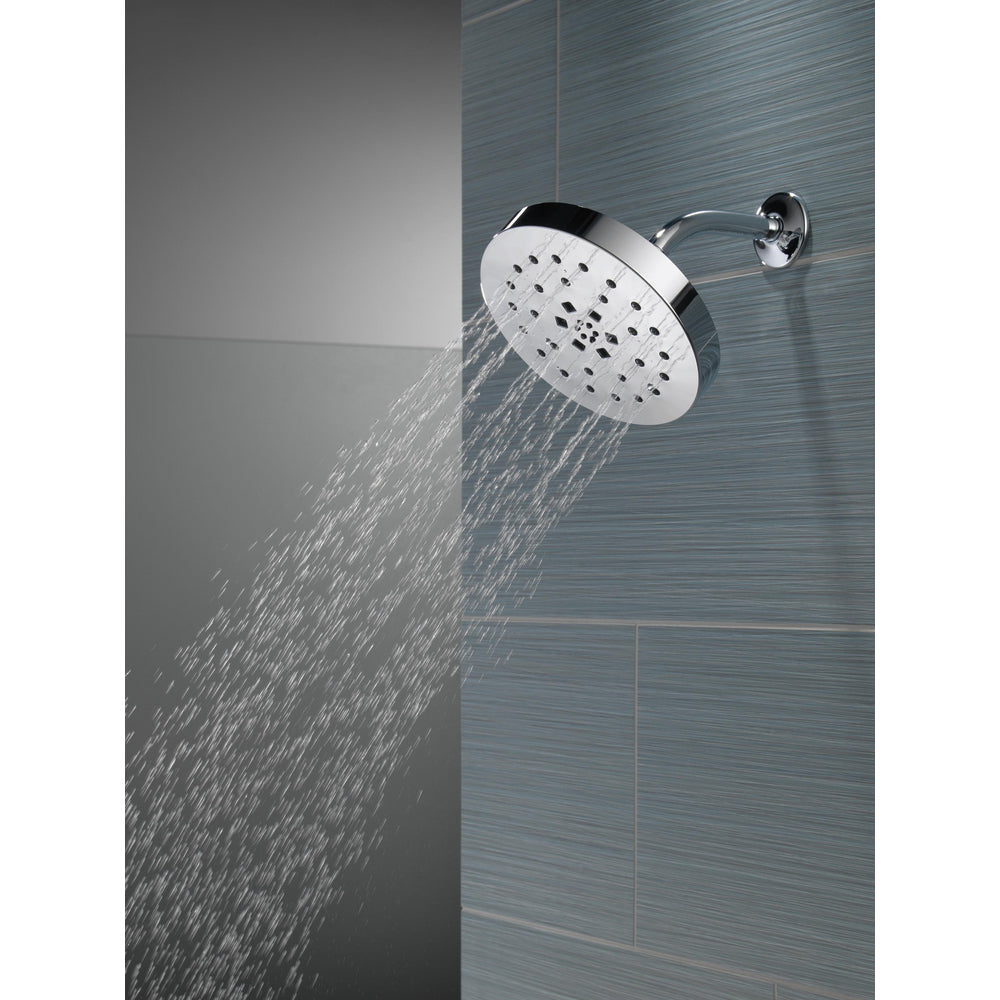 Delta Universal Showering H2Okinetic 4-Setting Shower Head with UltraSoak - 52488