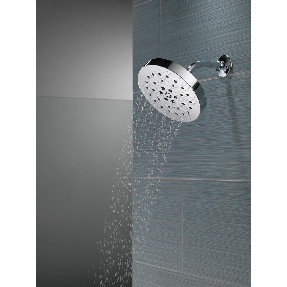 Delta Universal Showering H2Okinetic 4-Setting Shower Head with UltraSoak - 52488