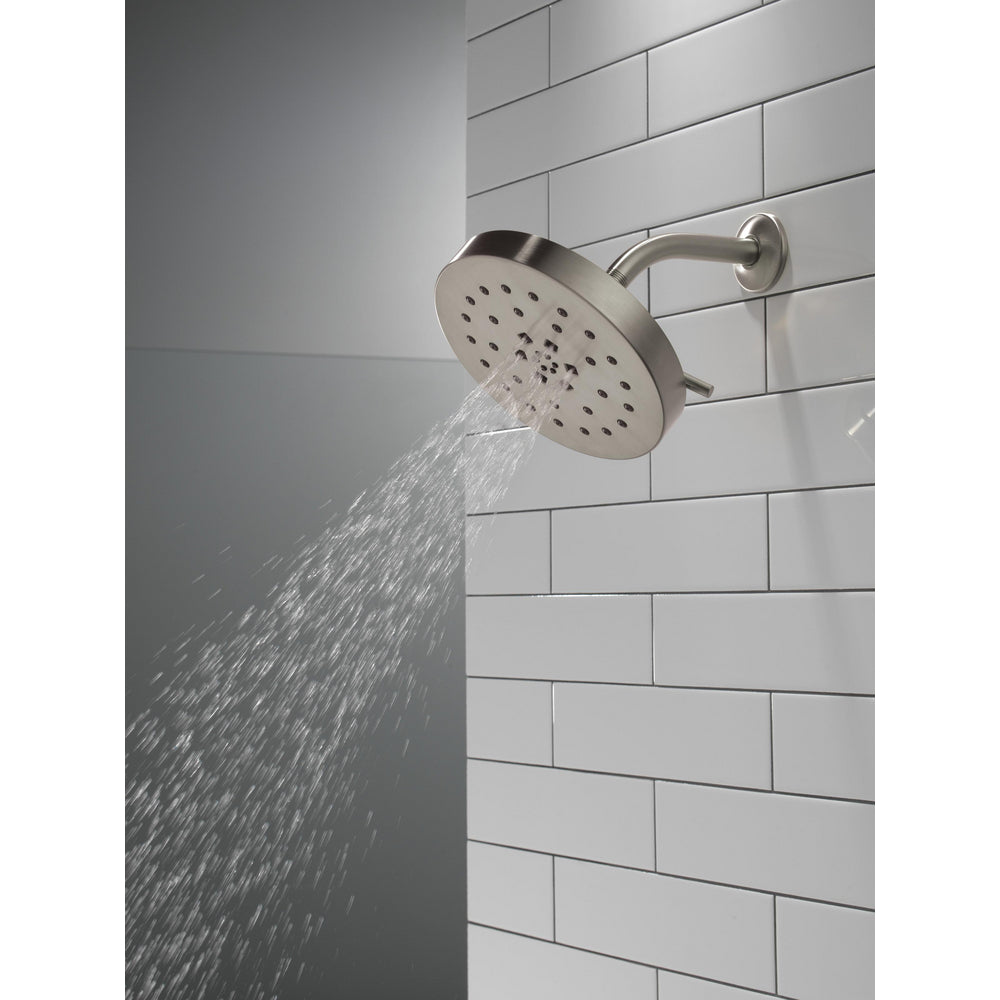 Delta Universal Showering H2Okinetic 4-Setting Shower Head with UltraSoak - 52488