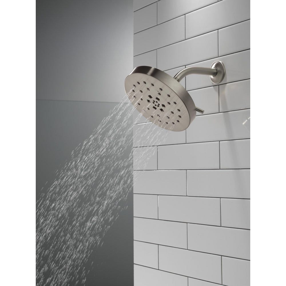 Delta Universal Showering H2Okinetic 4-Setting Shower Head with UltraSoak - 52488