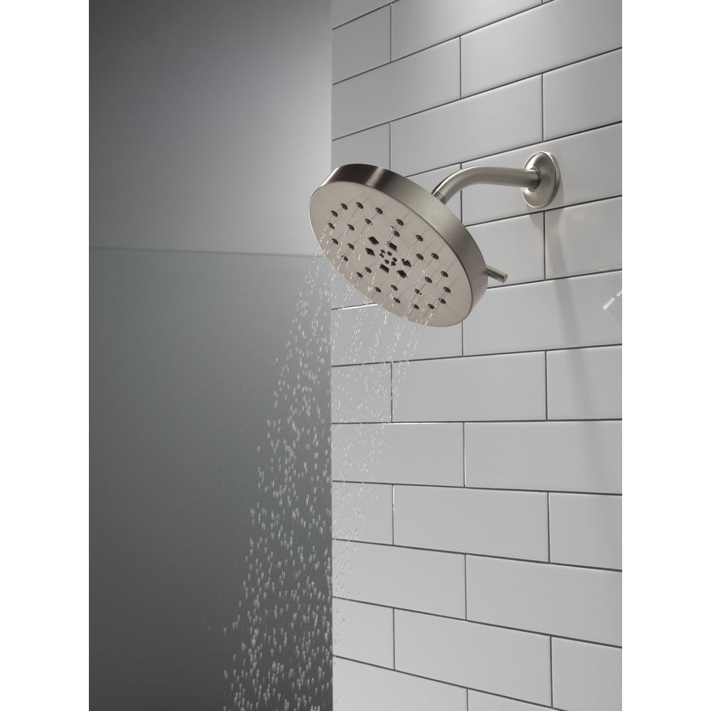 Delta Universal Showering H2Okinetic 4-Setting Shower Head with UltraSoak - 52488