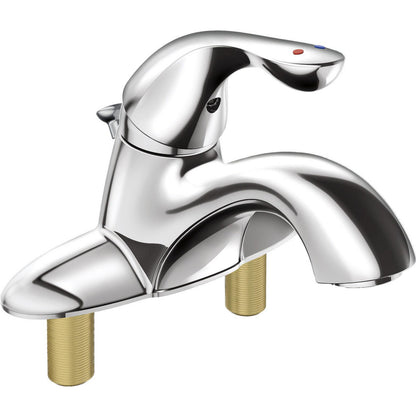Delta Classic Single Handle Centerset Bathroom Faucet with City Shanks - 525LF-MPU