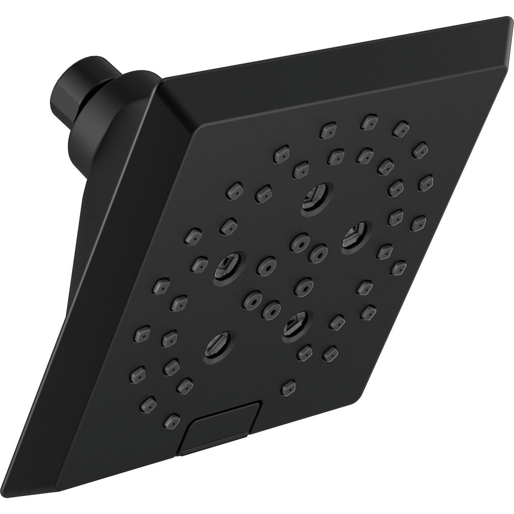 Delta Universal Showering H2Okinetic 5-Setting Angular Modern Raincan Shower Head - 52664