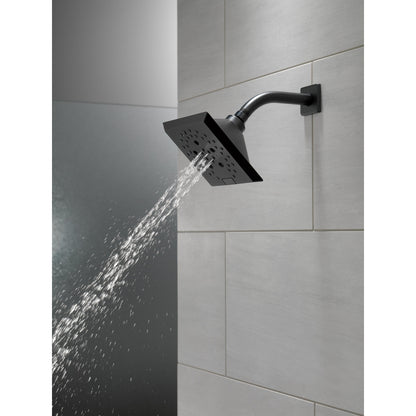 Delta Universal Showering H2Okinetic 5-Setting Angular Modern Raincan Shower Head - 52664