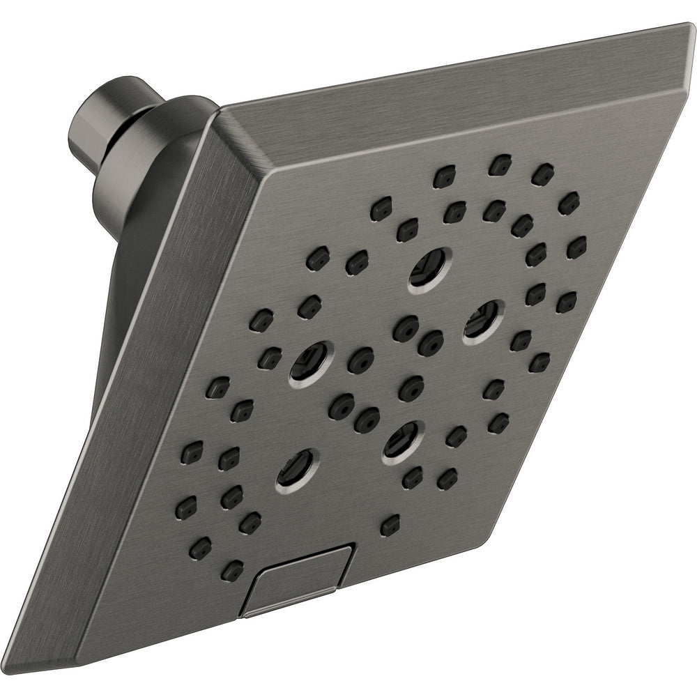Delta Universal Showering H2Okinetic 5-Setting Angular Modern Raincan Shower Head - 52664