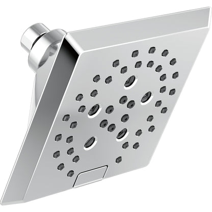 Delta Universal Showering H2Okinetic 5-Setting Angular Modern Raincan Shower Head - 52664