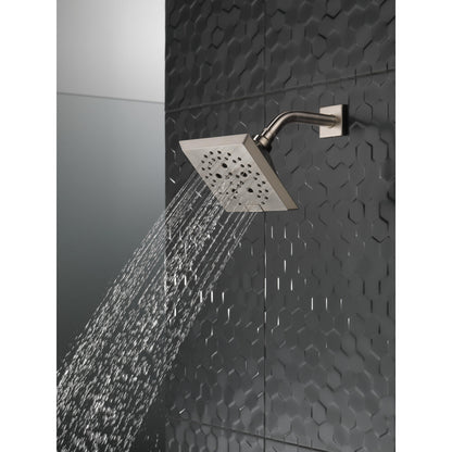 Delta Universal Showering H2Okinetic 5-Setting Angular Modern Raincan Shower Head - 52664