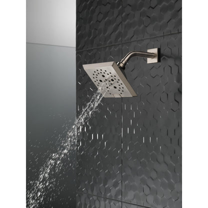 Delta Universal Showering H2Okinetic 5-Setting Angular Modern Raincan Shower Head - 52664
