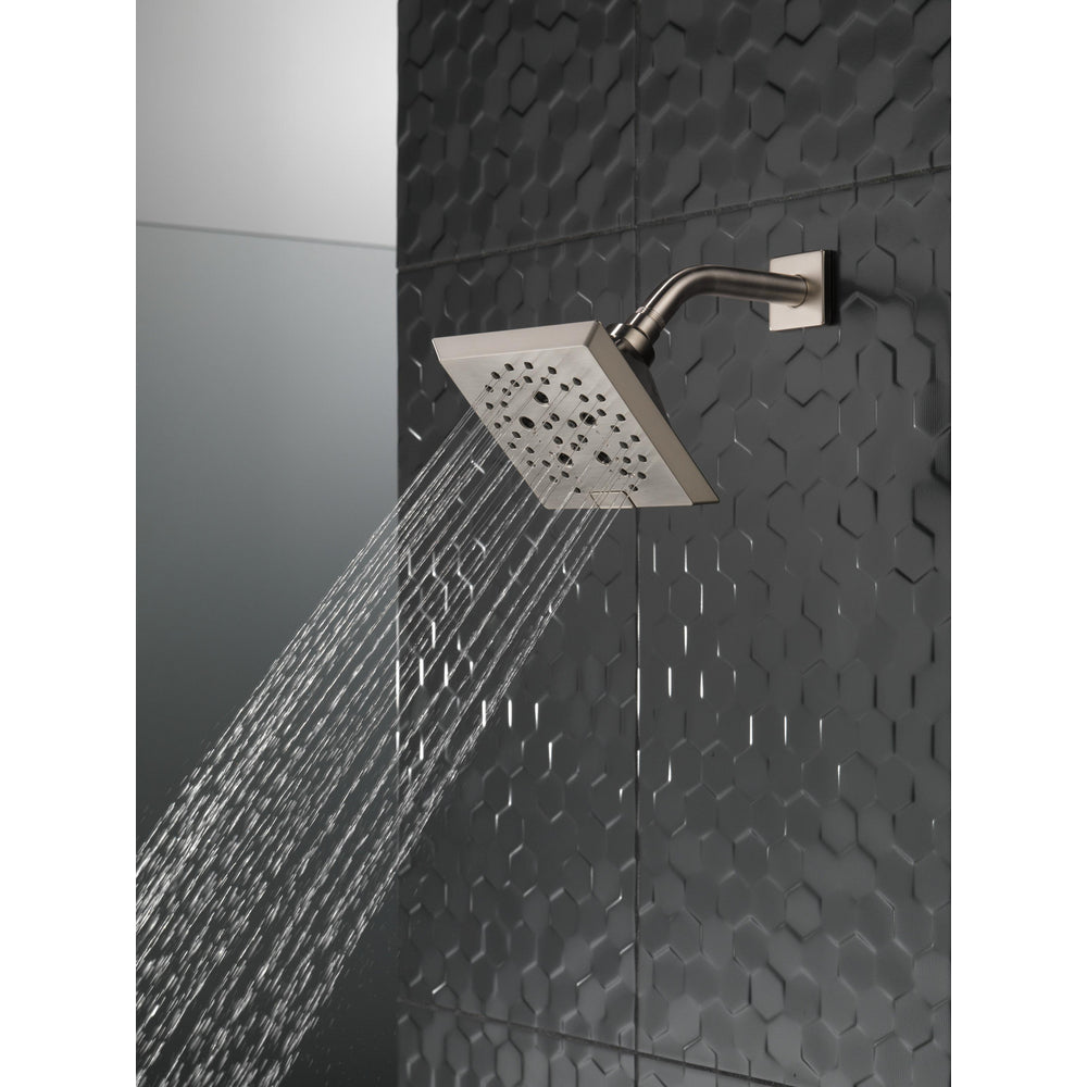 Delta Universal Showering H2Okinetic 5-Setting Angular Modern Raincan Shower Head - 52664