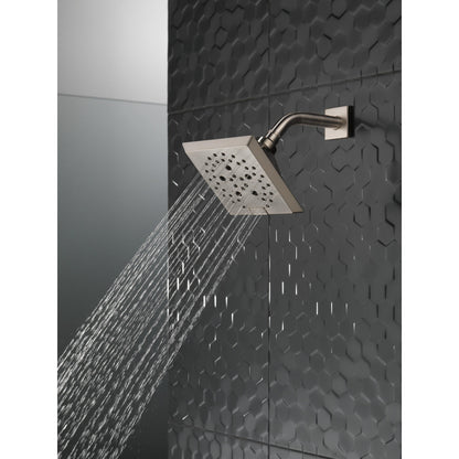 Delta Universal Showering H2Okinetic 5-Setting Angular Modern Raincan Shower Head - 52664