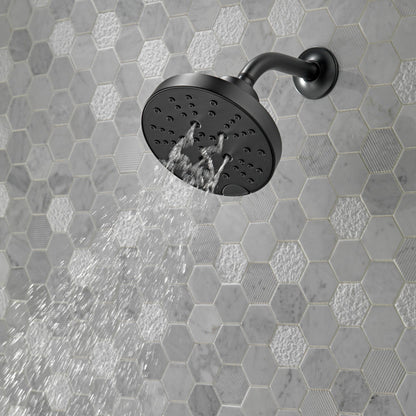 Delta Universal Showering H2Okinetic 5-Setting Contemporary Raincan Shower Head - 52668
