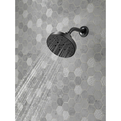 Delta Universal Showering H2Okinetic 5-Setting Contemporary Raincan Shower Head - 52668