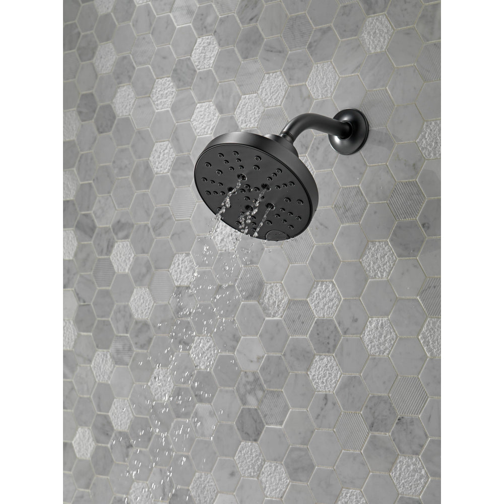 Delta Universal Showering H2Okinetic 5-Setting Contemporary Raincan Shower Head - 52668
