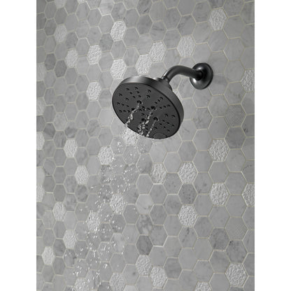 Delta Universal Showering H2Okinetic 5-Setting Contemporary Raincan Shower Head - 52668