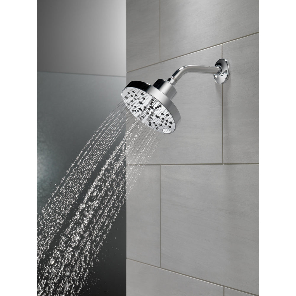 Delta Universal Showering H2Okinetic 5-Setting Contemporary Raincan Shower Head - 52668